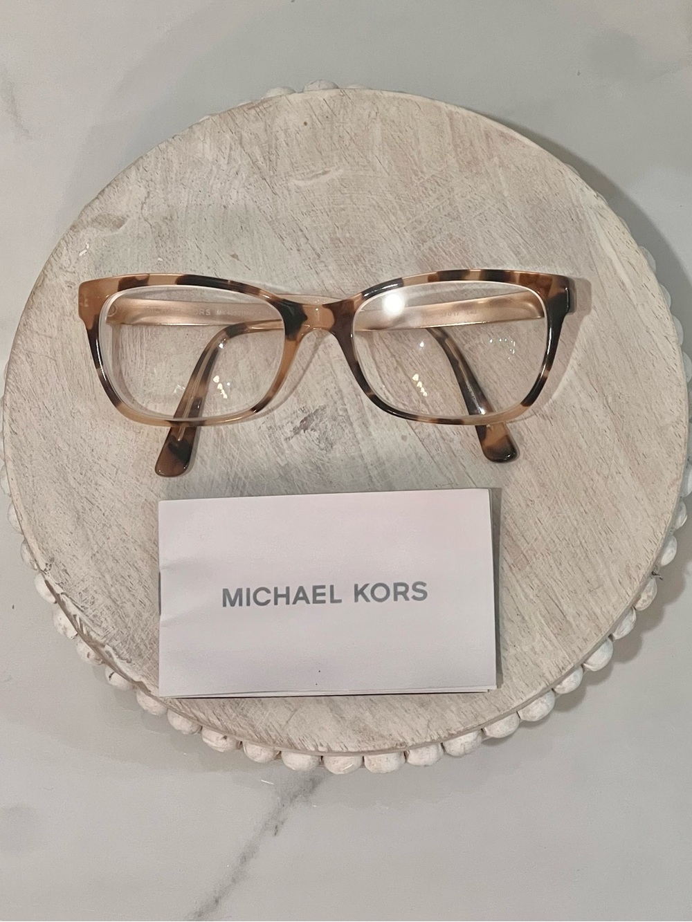 Michael Kors Light Tortoiseshell frame Glasses